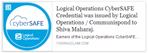 CyberSAFE Credential, Shiva J/ Maharaj, Digital Guru